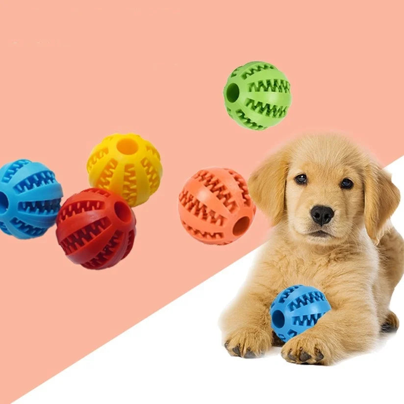 Interactive Treat Dispensing Ball for Dogs – Anti-Boredom & Teeth Cleaning Toy