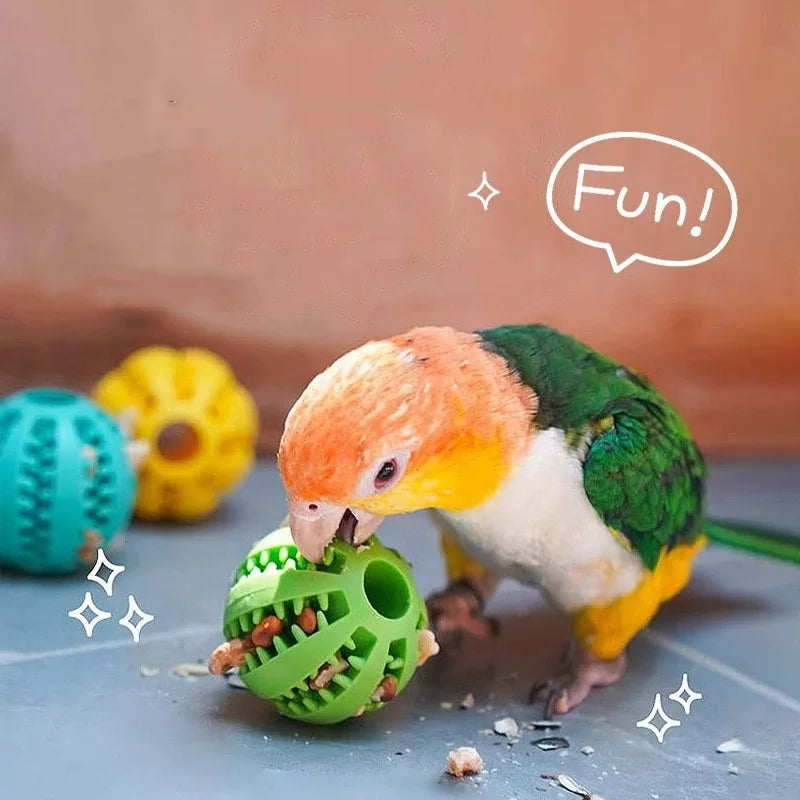 Interactive Treat Dispensing Ball for Dogs – Anti-Boredom & Teeth Cleaning Toy